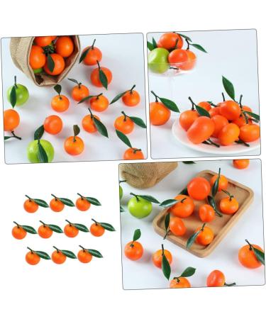 OUNONA Fake Fruits 10pcs Fake Fruit Orange Home Decor Simulation Oranges Realistic Fruit Artificial Fruit Decor Artificial Citrus Fruits Mini Artificial Fruit Ornament Foam Reward - Buy Online on GoSupps.com