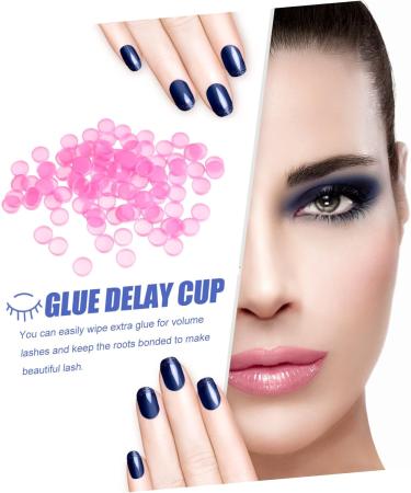  Mikinona Mikinona 200pcs Eyelash Glue Rings Eyelash Glue Container Glue For Eyelash Extension Glue Holder For Eyelash Extension Makeup Ring Kit - Buy Online on GoSupps.com