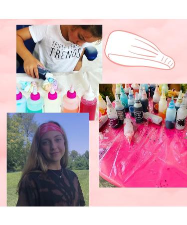 6 Pcs White Cotton Headband | Non-Slip Hair Elastic Headwrap for Women | Tie Dye Party Supplies - Buy Online on GoSupps.com