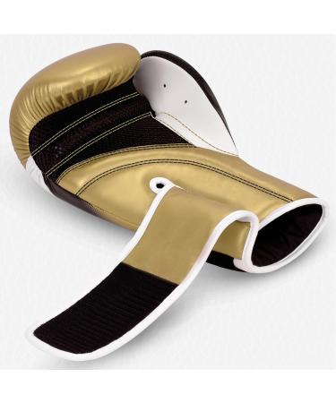Starpro Boxing Gloves - 16oz Gold for Men & Women | Durable Fast Knockouts & Training Performance - Buy Online on GoSupps.com