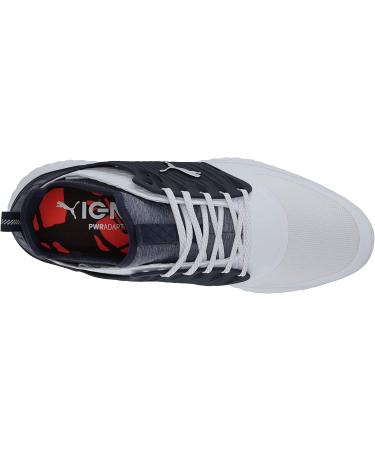 PUMA Ignite Pwradapt Caged Golf Shoe 10.5 - White/Silver/Peacoat - Buy Online on GoSupps.com