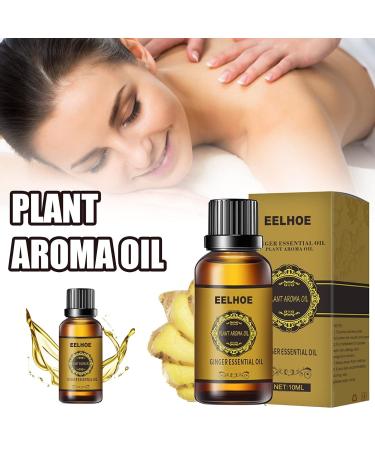 Anti-Cellulite Massage Oil - Natural Ginger Essential Oil for Weight Loss & Relaxation - Herbal Drainage Solution - Buy Online on GoSupps.com