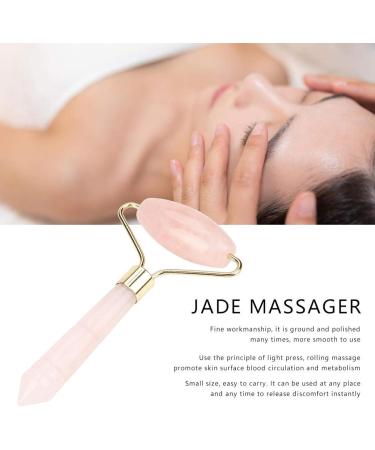Buy 01 Pink Jade Roller | Natural Beauty Roller for Skin Rejuvenation & Wrinkle Reduction for Women - Buy Online on GoSupps.com