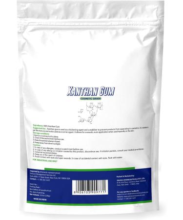 Myoc Xanthan Gum (230gm) Pure Organic Non Gmo Gluten Free Premium Quality| Used For Emulsion Stabilizer Film-Forming Agent Binder| Cosmetic Grade - Buy Online on GoSupps.com