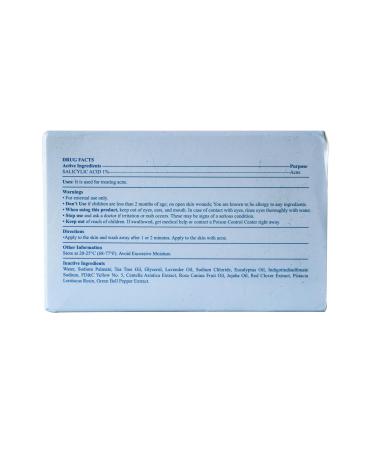 Acne Treatment Soap Bar with Salicylic Acid | Antifungal Medicated Soap for Body Face & Back | Natural Essential Oil Dark Spot Remover - Buy Online on GoSupps.com