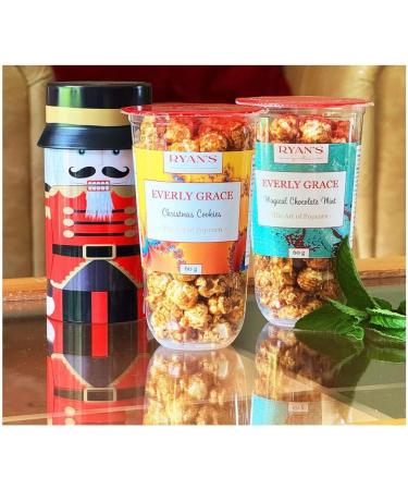 Everly Grace Popcorn Christmas Cookies 60 g Speculoos and cinnamon flavoured popcorn cups from our factory in Augsburg Germany - Buy Online on GoSupps.com