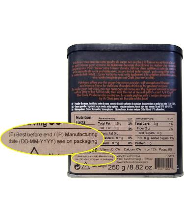 Valrhona Pure Cocoa Powder 8.8 oz. 8.82 Ounce (Pack of 1) - Buy Online on GoSupps.com