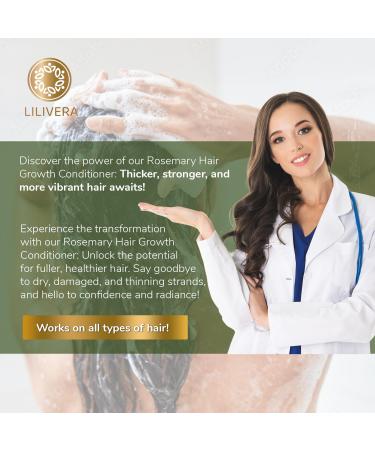 Rosemary Hair Growth Conditioner - Biotin Fortified for Thinning & Damaged Hair - 11.8 fl. oz | Moisturizing & Strengthening - Buy Online on GoSupps.com