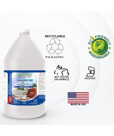 GreenFist Hydrogen Peroxide All-Purpose Cleaner - 1 Gallon | Stain Remover for Glass & Carpet - Ready to Use International Shipping - Buy Online on GoSupps.com