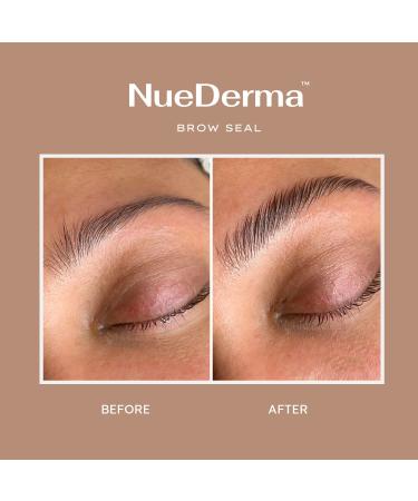 NueDerma Clear Eyebrow Gel with Castor Oil - Waterproof Brow Styling Wax for Feathered Brows - 1 OZ - Buy Online on GoSupps.com