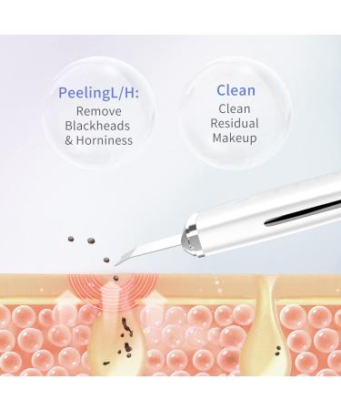 COSBEAUTY Skin Scrubber & Blackhead Remover - 4 Modes, Waterproof, Wireless Rechargeable (White) - Buy Online on GoSupps.com