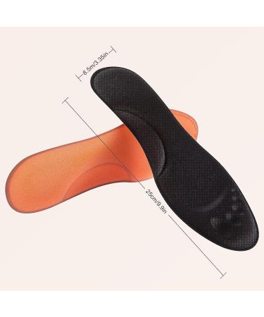 Memory Foam Insoles | Cropable Shock Absorption Inserts | Cushion Foot Support Pad | Relieve Foot Pain | M US 10-11 | WLLHYF - Buy Online on GoSupps.com