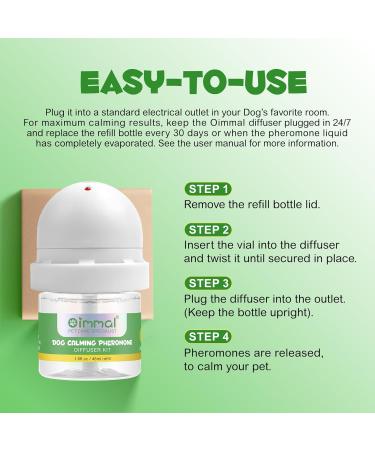 Calming Dog Diffuser | Pheromone Starter Kit for Anxiety Relief | Pet Supplies for Anxious Dogs | UK Plug | 48ml - Buy Online on GoSupps.com