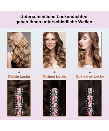 Kaition Heatless Curls - Non-Slip Silk Hair Curlers for Dreamy Overnight Curls | DIY Long Hair Styling Set (Floral Pink) - Buy Online on GoSupps.com