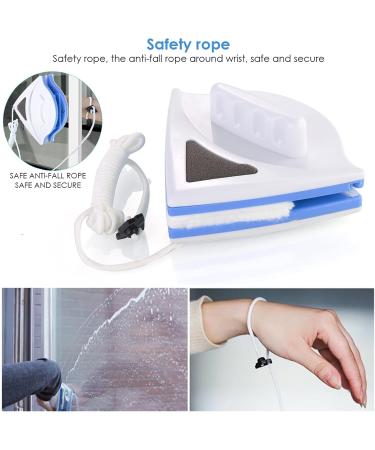 Ruiqas 3-8mm/ 5-12mm Thick Window Glass Cleaner Wiper Double- sided Surface Brushes Cleaning Magnetic Glass Cleaning Brush for 3-8MM For 3-8mm 1 - Buy Online on GoSupps.com