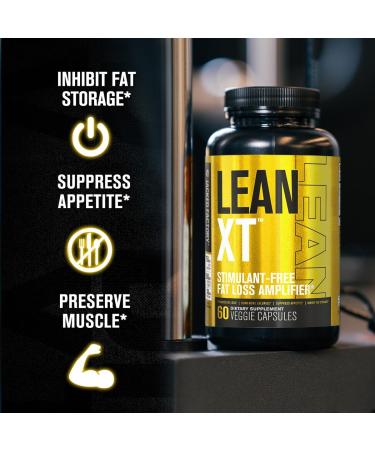 Jacked Factory Fat Burning Stack - Burn XT Max High Performance Fat Burner (90 Capsules) - Lean XT Stimulant-Free Weight Loss Amplifier and Appetite Suppression (60 Capsules) - Buy Online on GoSupps.com