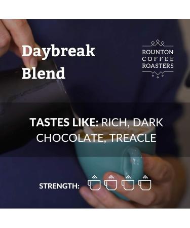 Rounton Coffee Roasters Daybreak Blend 1kg | Great Taste Award Winning 2023 | Yorkshire Roasted 100% Arabica Espresso Beans | Speciality Coffee Bag 1kg - Buy Online on GoSupps.com