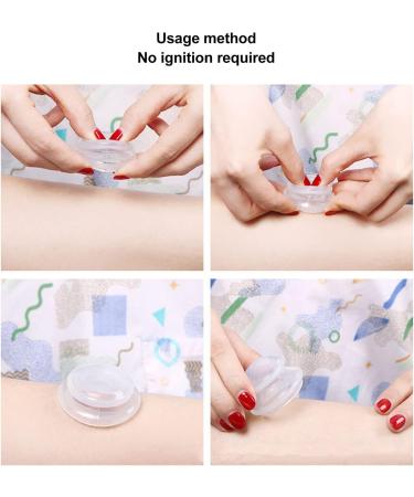 GfRGFH Silicone Cup Therapy Set - 10 Professional Silicone Suction Cups for Cellulite Reduction & Facial Treatment - Buy Online on GoSupps.com