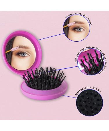 Gifton - Cute Llama Travel Pocket Compact Mirror Brush - Novelty Model 2023 - Birthday Present Gift for Women Girl Her Lady Mum Teens Christmas Stocking Filler (1 Supplied) - Buy Online on GoSupps.com