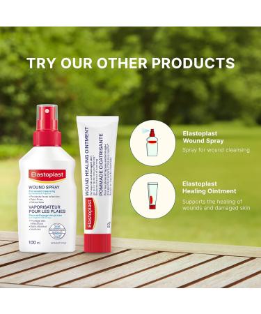 Elastoplast Wound Healing Ointment 50g | Promotes up to 2x faster healing | Reduces the risk of scarring | Can be used at all stages of wound healing | Very skin-friendly & suitable for babies 50 g (Pack of 1) Transparent - Buy Online on GoSupps.com