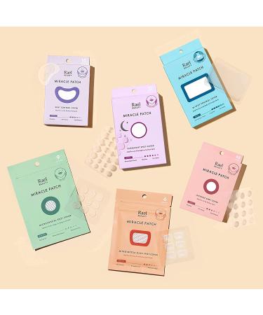 Rael Miracle Overnight Spot Cover - Thicker & Extra Adhesion  Hydrocolloid Acne Pimple Patches  Blemish Spot Stickers for Face  Absorbing Cover  3 Sizes (52 Count) 52 Count (Pack of 1) 52.0 - Buy Online on GoSupps.com