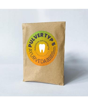 SCHETTLER's toothpaste powder - powder type 5 - Ayurveda | natural dental care | 20g refill bag made of kraft paper