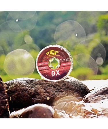 SF Clear Fluorocarbon Tippet Line for Trout Fishing - 100M 3X Leader Tippet - Buy Online on GoSupps.com