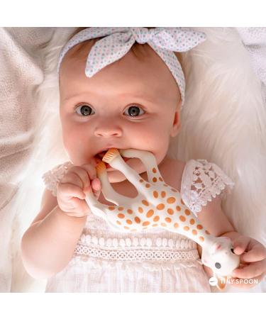 Sophie la girafe Teether & Plush Gift Set - 100% Natural Rubber Toy - Baby Teething Comforter with Gift Bag & Card - Buy Online on GoSupps.com
