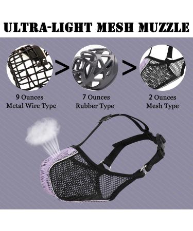 Soft Dog Muzzle for Large Medium & Small Breeds - Breathable Comfortable & Adjustable Collar for Eating Grooming & Training - Perfect for Labrador Poodle & Husky (Size XL: Snout 11 - 13 ) - Buy Online on GoSupps.com