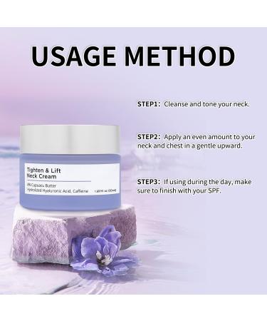 Neck Firming Cream | Anti-Aging Solution for Tightening & Lifting Sagging Skin | Hydrating Formula to Reduce Fine Lines & Wrinkles - Buy Online on GoSupps.com