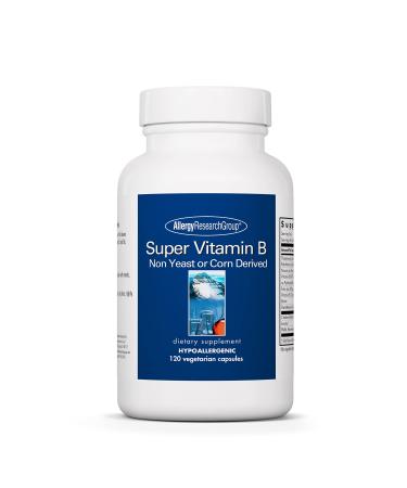 Allergy Research Group - Super Vitamin B - Hypoallergenic B Complex - 120 Vegetarian Capsules - Buy Online on GoSupps.com