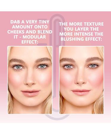 Color Changing Moisturizing Blush - Multi-Use Cream for Cheeks, Lips, and Eyes | Waterproof Gel Formula | PH-Adjusting Pink Shade - Buy Online on GoSupps.com