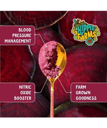 USA Grown Beet Root Powder - Nitric Oxide Production and Blood Pressure Support - Happy Heart Blend with Grape Seed Extract & Ginseng - Buy Online on GoSupps.com