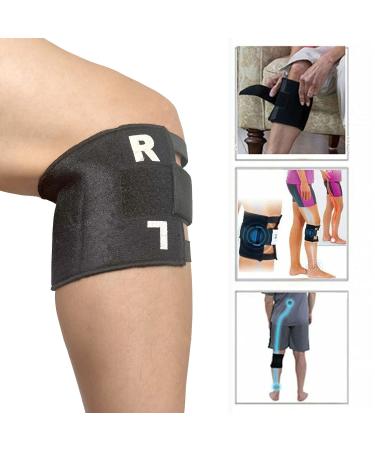 KAIJIELY Plus Knee Brace with Pressure Pad for Sciatica Relief - Adjustable Unisex Brace for Knee Pain - As Seen On TV (One Pack) - Buy Online on GoSupps.com