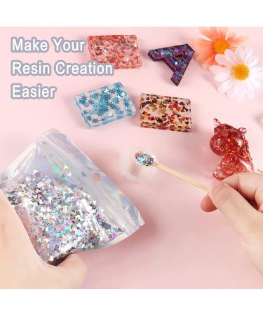 Renfio 1.75 Oz 50g Holographic Mickey Mouse Confetti Glitter for DIY Art & Holiday Decoration - Laser Silver Chunky Sequins - Buy Online on GoSupps.com