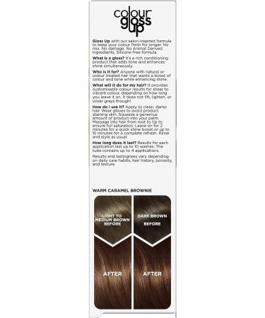 Clairol Colour Gloss Up Conditioner in Warm Caramel Brownie - 130ml - Buy Online on GoSupps.com