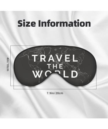 Adjustable Double-Sided Travel Sleep Mask | Soft Eye Covers for Perfect Sleep & Reduced Eye Edema - Shop Internationally - Buy Online on GoSupps.com