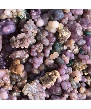 Gemstones and Crystals 50g-300g Natural Purple and Green Crystal Grape Agate Point Specimen Home Decoration QINTINYIN Full of Texture (Color : Grape Agate Size : 200g) 200g Grape Agate - Buy Online on GoSupps.com