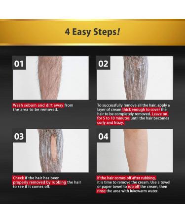 Japanese Quality NULL Hair Removal Cream for Men - Fast Painless Depilation for Body Arms Legs & Chest | 8.81 oz with Aloe Vera - Buy Online on GoSupps.com