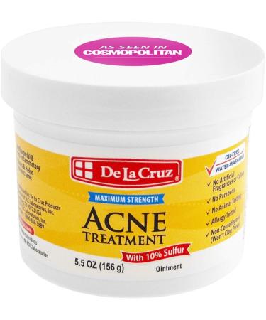 De La Cruz Sulfur Ointment - Cystic Acne Treatment - Cystic Acne Spot Treatment for Face and Body