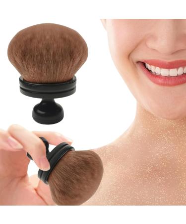 Large Oval Kabuki Body Makeup Brush - Self Tanner & Blend Tool for Legs Arms & Face | Portable Beauty Supplies - Buy Online on GoSupps.com