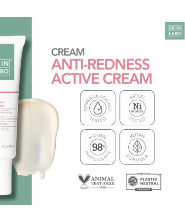 SKIN LABO Active Anti-Redness Cream Soothing Moisturizing with Defensil-Plus & Calendula Extract - 30ml - Buy Online on GoSupps.com