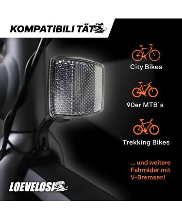 Buy STVZO-Approved White Bicycle Front Wheel Reflector for Enhanced Traffic Safety - Perfect for Children's Bikes - Buy Online on GoSupps.com