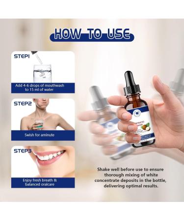 Fresh Coconut Oil Mouthwash Coconut Oil Mouthwash for Teeth Mint Coconut Oil Mouthwash Teeth Whitening (3 Pcs) - Buy Online on GoSupps.com