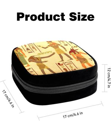 GIAPB Period Bag - Ancient Egyptian Tribal Art Sanitary Napkin Storage & Makeup Pouch Color 3567 - Buy Online on GoSupps.com