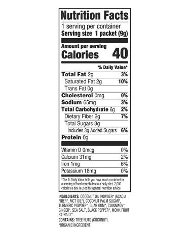 Navitas Organics Turmeric Latte Powder | Organic, Non-GMO, Dairy-Free | 10 Single Servings (3.1 oz) - Buy Online on GoSupps.com