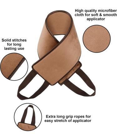 Dacitiery Self Tanning Mitt Set 3 in 1 Tan Mitt Applicator Self Tanning Mitt Applicator Reusable Tanning Glove for Self Tan for Mit Back Applicator Brown - Buy Online on GoSupps.com