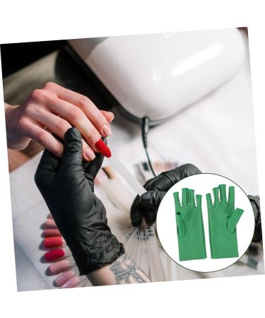 HONMEET 1 Pair Nail Gloves Polish Manicures Anti- Gloves Down Mittens Hand Cover Skincare Tool Fingerless Mitts Nail Tools Gel for Nails Manicure Gloves Elastic Spandex - Buy Online on GoSupps.com