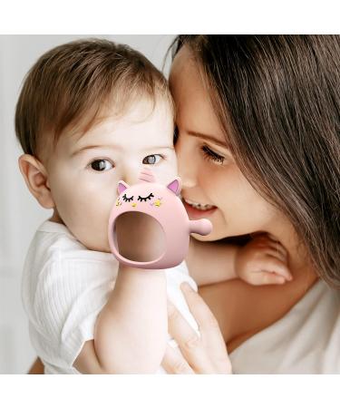 Tinabless Unicorn Teething Toy | Silicone Teether for Babies 6-12 Months | Car Seat Toy for Newborns | Natural Organic Teether for Boys & Girls - Buy Online on GoSupps.com