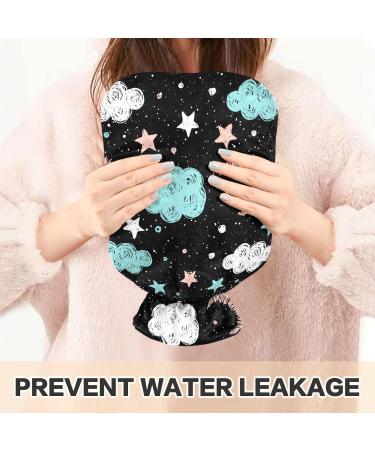 Naanle Vintage Moon Star Heat Bottle - 1L Transparent Hot Water Bottle for Pain Relief & Therapy - International Shipping Available - Buy Online on GoSupps.com